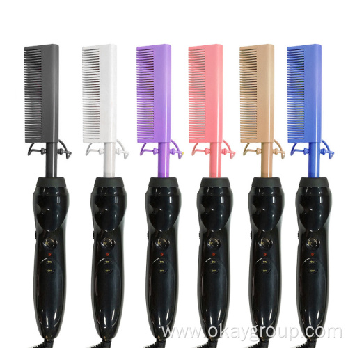 Hair Straightening Culring Electric Hot Comb Wholesale